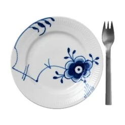 Royal Copenhagen Blå Mega Riflet Kagetallerken -Royal Copenhagen 3990 026ab26a 6d93 417e af53 5c9cf0dccd32