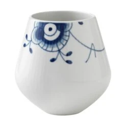 Royal Copenhagen Blå Mega Riflet Vase