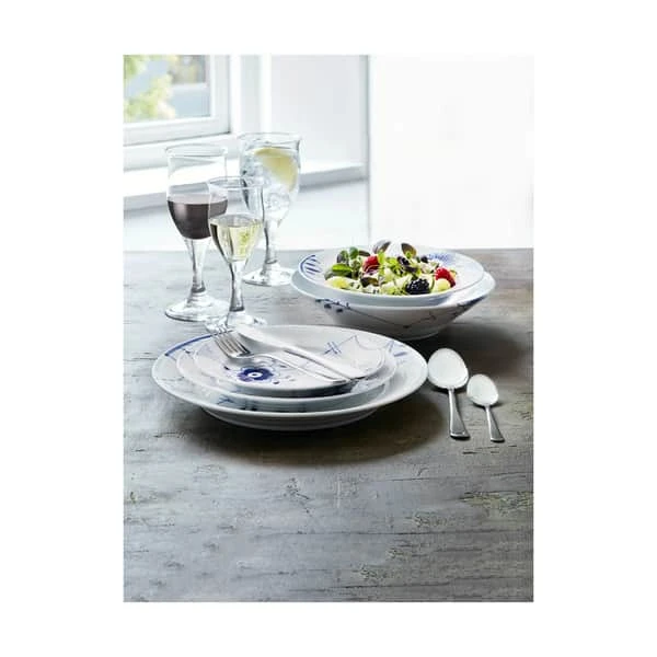 Royal Copenhagen Blå Mega Riflet Desserttallerken #2 7 Royal Copenhagen Blå Mega Riflet Desserttallerken #2 - Billede 5