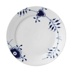 Royal Copenhagen Blå Mega Riflet Middagstallerken #8