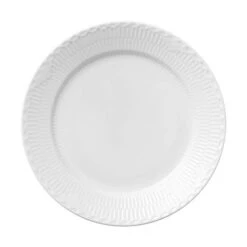 Royal Copenhagen Hvid Halvblonde Middagstallerken