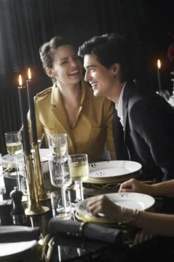 Royal Copenhagen Sort Mega Riflet Middagstallerken #2 -Royal Copenhagen 3990 54518888 fc0a 4ef1 a4af bf2a33391d09