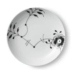 Royal Copenhagen Sort Mega Riflet Moderne Tallerken