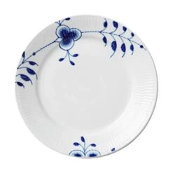 Royal Copenhagen Blå Mega Riflet Tallerken #8