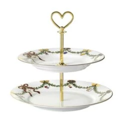 Royal Copenhagen Stjerne Riflet Jul Kagestander