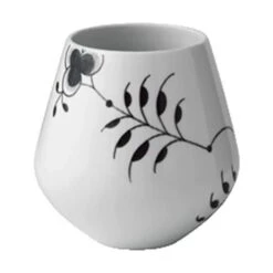Royal Copenhagen Sort Mega Riflet Vase