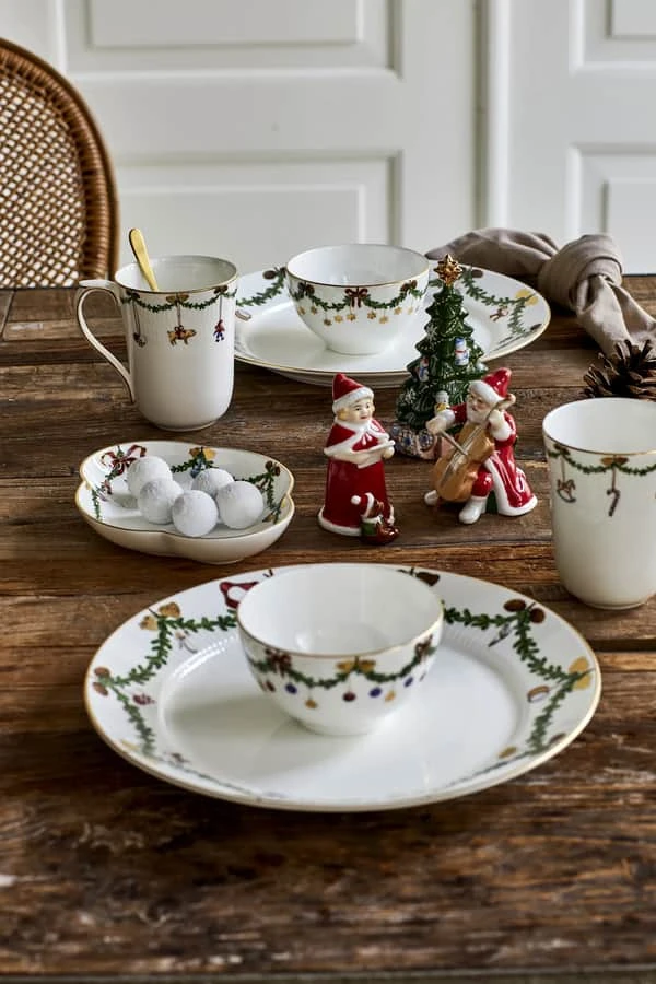 Royal Copenhagen Stjerne Riflet Jul Fad 6 Royal Copenhagen Stjerne Riflet Jul Fad - Billede 4