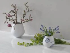 Royal Copenhagen Blå Mega Riflet Vase -Royal Copenhagen 3990 976489ee 72a0 46c6 9458 1d352dd9b8fe