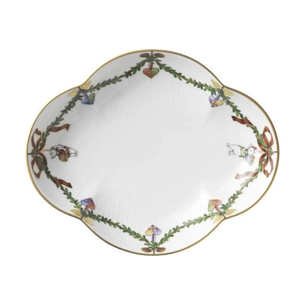 Royal Copenhagen Stjerne Riflet Jul Fad 3 Royal Copenhagen Stjerne Riflet Jul Fad