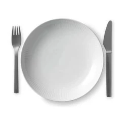 Royal Copenhagen Hvid Riflet Tallerken -Royal Copenhagen 3990 b4a7d4ed d292 428e 8d7d b9d0afbc6241