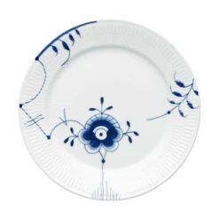 Royal Copenhagen Blå Mega Riflet Middagstallerken #6