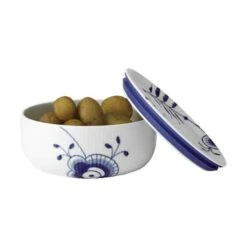 Royal Copenhagen Blå Mega Riflet Opbevaringskrukke M. Låg -Royal Copenhagen 3990 bc01046b 6df9 4869 bd19 f35eb3cad338