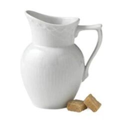 Royal Copenhagen Hvid Halvblonde Flødekande