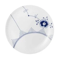 Royal Copenhagen Blå Mega Riflet Coupe Tallerken