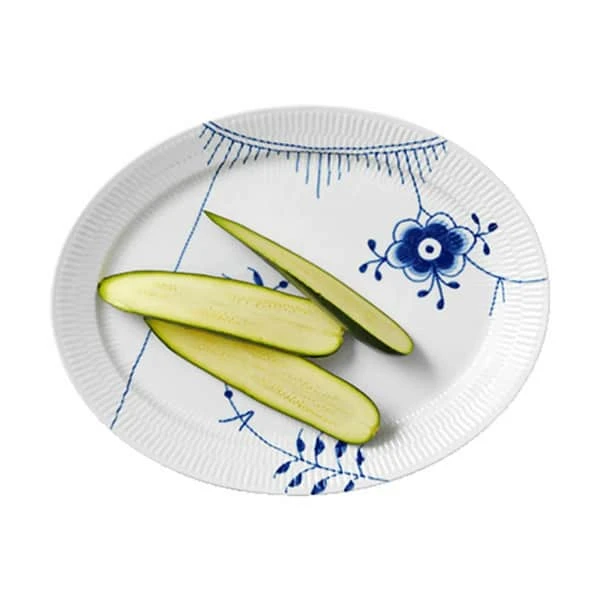 Royal Copenhagen Blå Mega Riflet Serveringsfad 4 Royal Copenhagen Blå Mega Riflet Serveringsfad - Billede 2