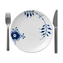 Royal Copenhagen Blå Mega Riflet Coupe Tallerken -Royal Copenhagen 3990 d766ca50 dc01 437b 9908 4233bf459442