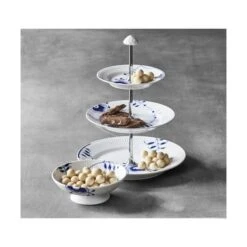 Royal Copenhagen Blå Mega Riflet Skål Med Fod -Royal Copenhagen 3990 faec9f78 4ad9 4104 a968 81d5918d9fa3